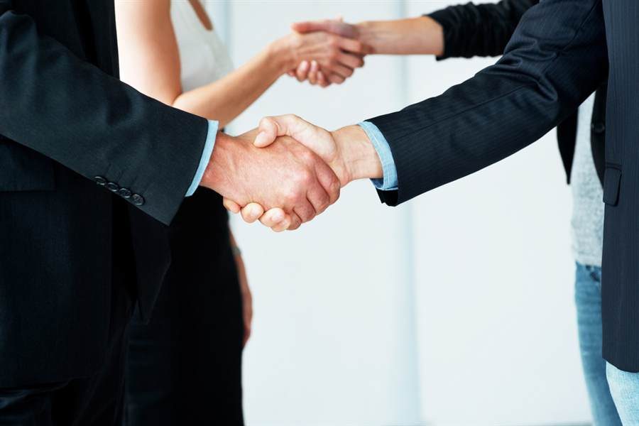 Team reviewing workforce planning data