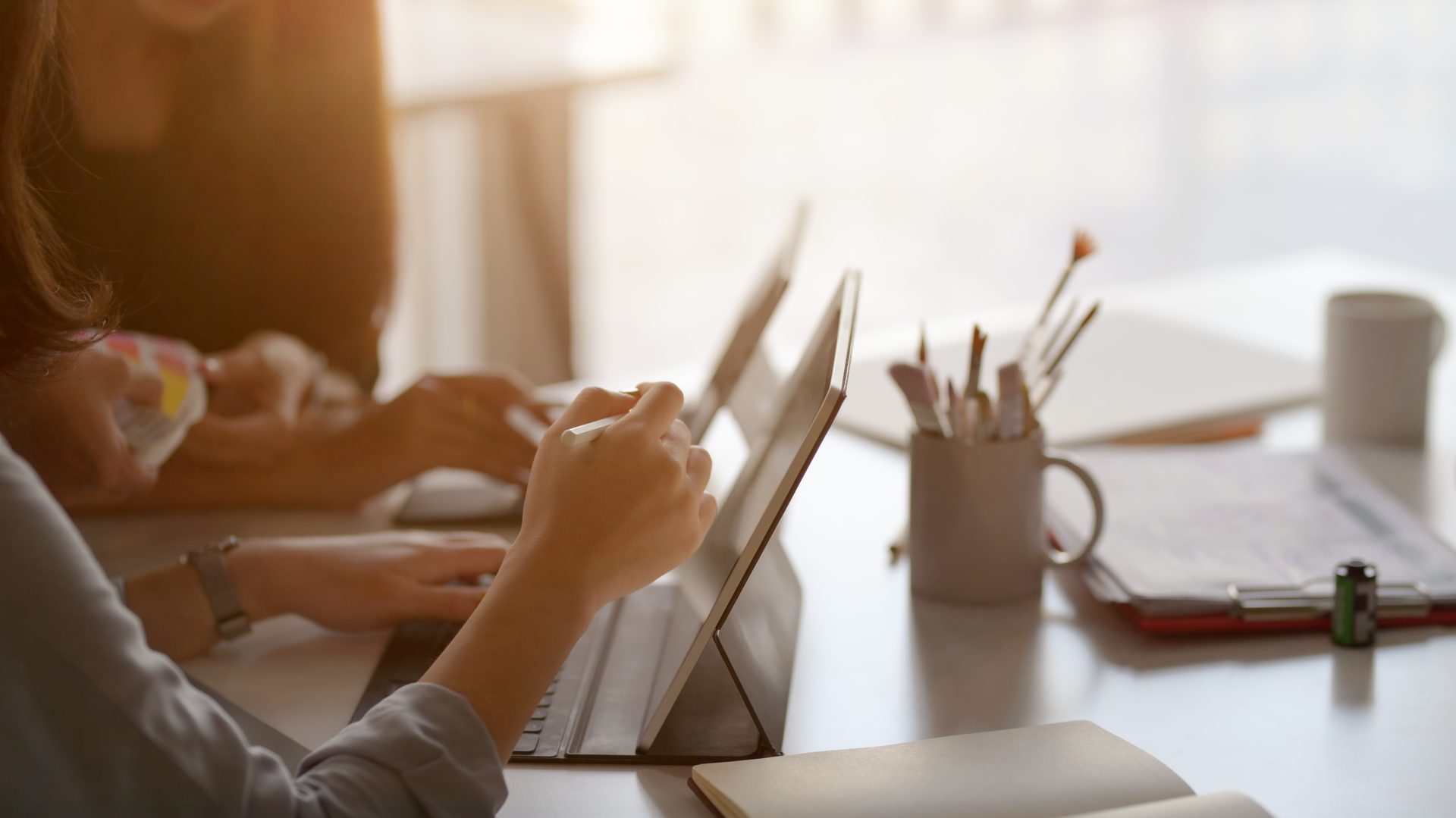 Working with technology